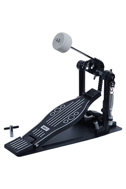 Midex PD-10 Bateri Davul Single Kick Pedalı Çift Zincirli Ayarlanabilir Stabi...