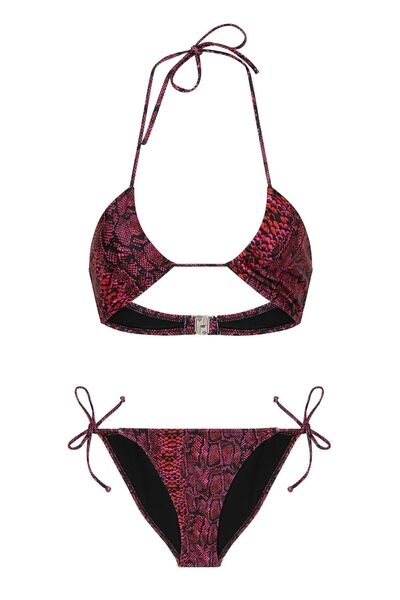 AQUELLA Σετ μπικίνι με λαιμόκοψη Python