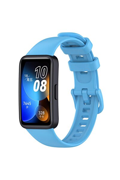 Nezih Case Huawei Band 8/9/10 Uyumlu A Kalite Yumuşak Jel Silikon Kordon Mavi