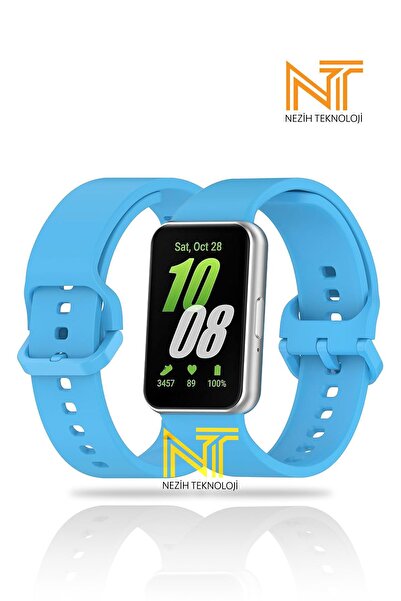 Nezih Case Samsung Galaxy Fit 3 Uyumlu  Tasarım Sport Yumuşak Jel Silikon Kordon