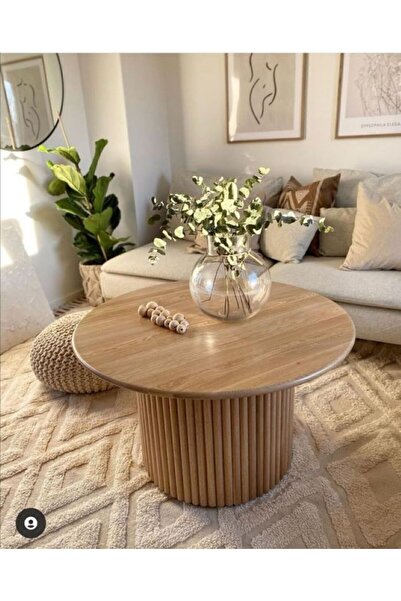 MFG AHŞAP Oturma Odası Şık Orta Sehpa 80x45