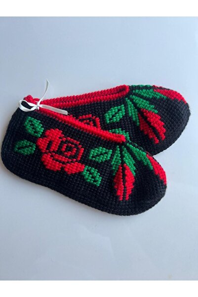 Şatilli Handmade patik el örgüsü tunus işi patik çeyizlik patik hediyelik gelin patiği