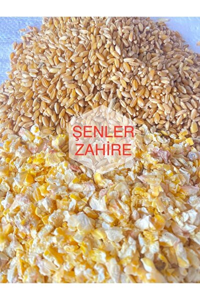 Şenler - Kırık Mısır ve Buğday Karışık Yem 25 kg ( Tavuk, Güvercin, Kuş, Kaz, Ördek vs.)
