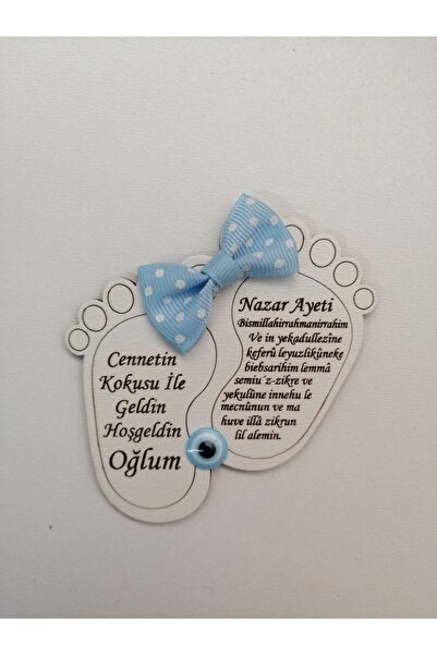 NATSA Bebek Magnet Bebek Doğum Hediyelik Bebek Ayak Modeli (25 Adet)
