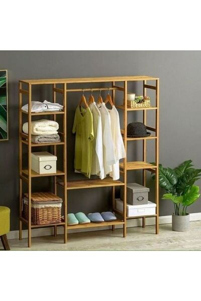 MFG AHŞAP Ahşap Çok Amaçlı Gardolap