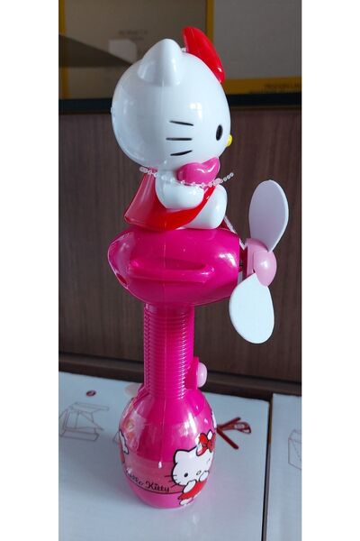 Relkon Hello Kitty Lisanslı Pilli Şekerli Fan