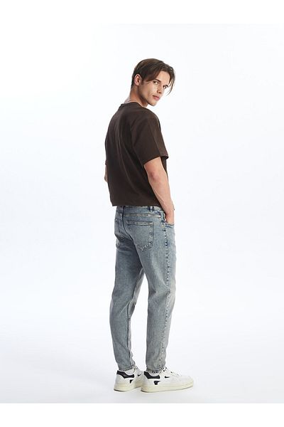 LC Waikiki Model 710 - Pantaloni de jeans pentru bărbați, potrivire relaxată