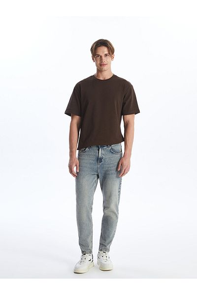 LC Waikiki Model 710 - Pantaloni de jeans pentru bărbați, potrivire relaxată