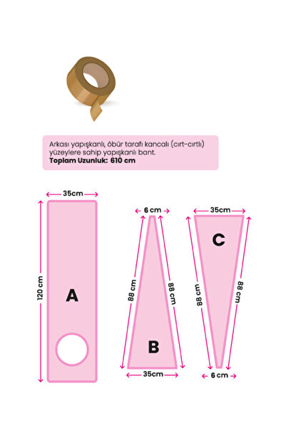 Fakir Mobil Ac Tipi Klima Taşınabilir Pencere/cam Aparatı Hava/ısı Iletimi Engelleyen Kumaş-kolay Kurulum