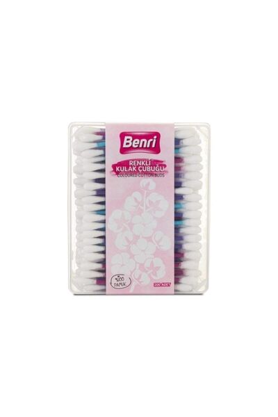 Benri Ear Cleaning Swab Colorful 3 Pieces