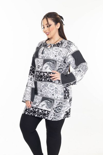 mervemoda Summer Viscose Women's Tunic - Woven