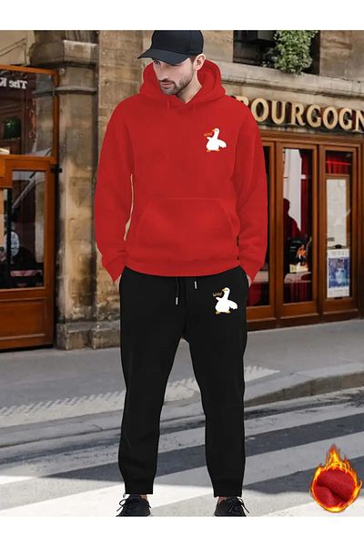 FULL TOLERANCE Σετ αθλητική φόρμα με κουκούλα πάπια