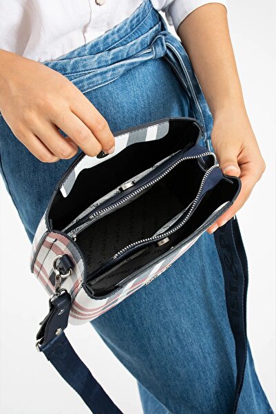 Just Polo Plaid Patterned Women's Hand and Shoulder Bag - 6011MH