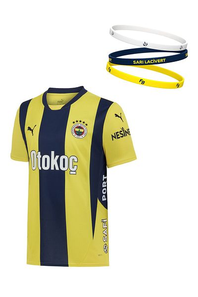 Fenerbahçe 2024/2025 Season Licensed Bracelet and Bared Jersey