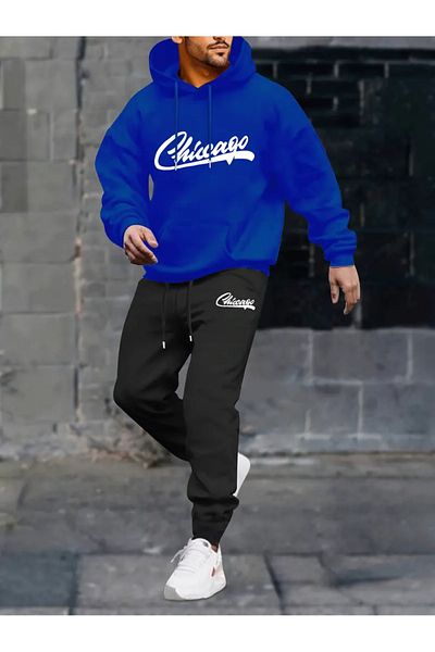 FULL TOLERANCE Σετ αθλητικών φούτερ Chicago Printed Relaxed Fit