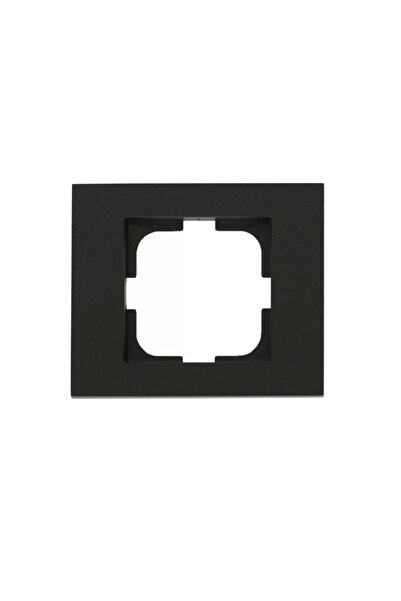 Gözde aydınlatma يتضمن إطار مقبس مؤرض باللون الأسود من Ovivo Grano