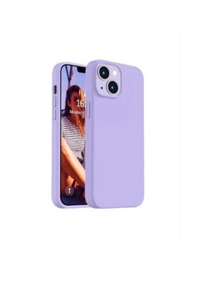 BRUNTOO Apple iPhone 13/14 Launch Case Velvet Female Silicone Cover Lilac.