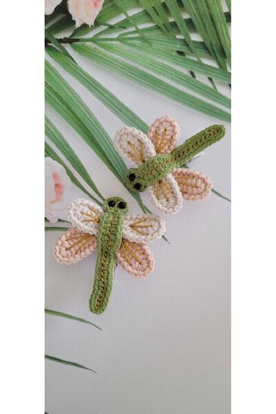 Kadın Girişimciler Atölyesi Cataramă Dragonfly Beetle - Model cu cleme din 2 ...