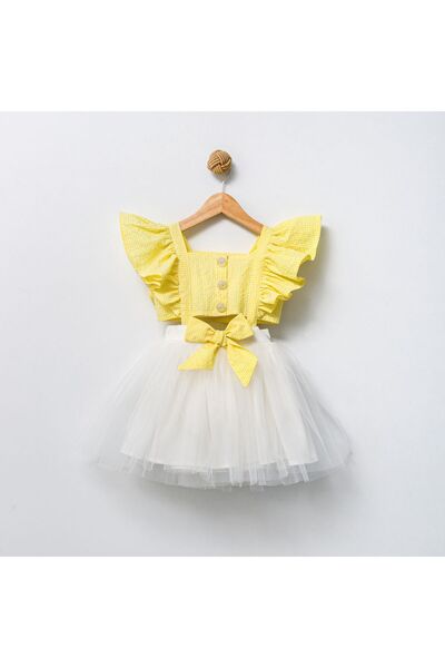 ministok Melodyn Tütü Etekli Kız Çocuk Elbise