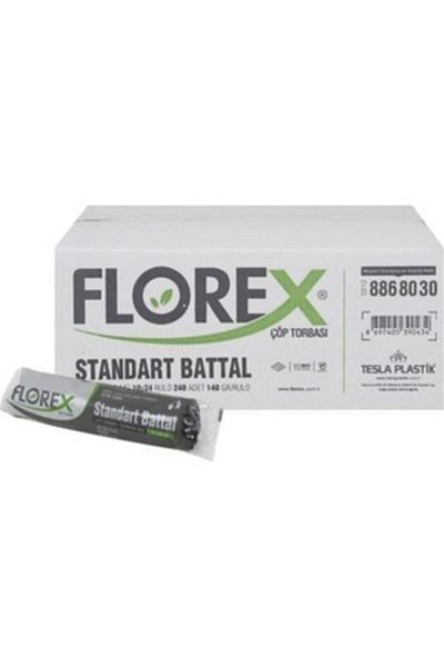 Florex Standard King Size Black Garbage Bag 72x95