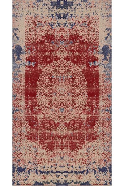 10 Post Online Yolluk Koridor Kırmızı Lacivert Kaymaz Yuvarlak Oval Kesme Ince Yıkanabilir Halı