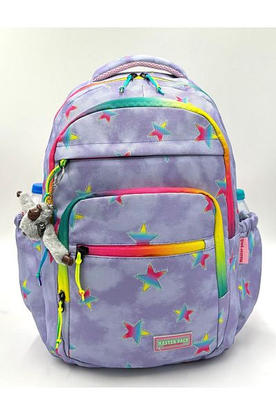 Bevitton Lilac Light Water Resistant School Backpack - 3700