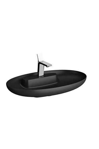 Artema VitrA Memoria Oval Çanak Lavabo, 75 cm, Mat Siyah