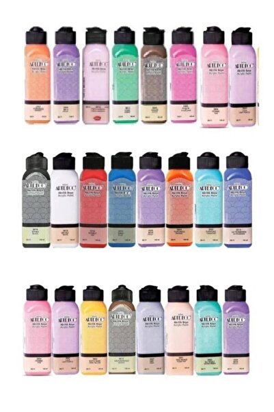 Artdeco Akrilik Boya 140ml 24 Lü Set