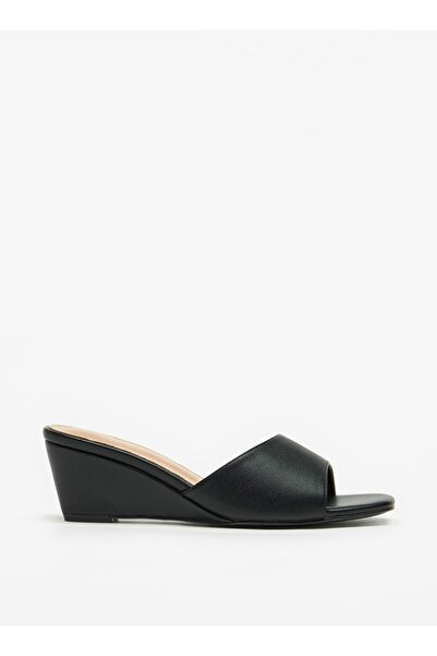 Flora Bella by Shoexpress Flora Bella Solid Slip On Sandals with Wedge Heels