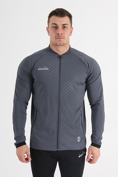 Diadora Elite Camping Tracksuit Single Top Anthracite