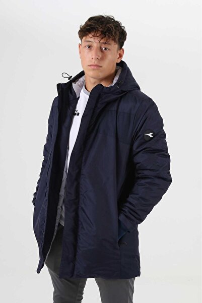Diadora Forza Анорак Довгий Пальто Синій