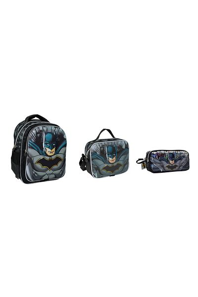 Batman Primary School Embossed Bag Set