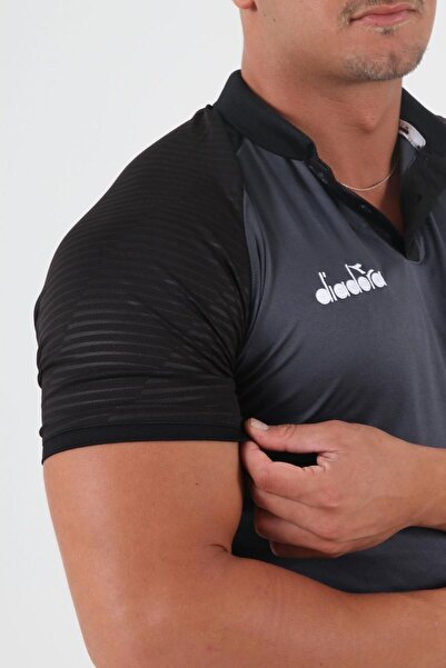 Diadora Μπλουζάκι Camping Anthracite Premium