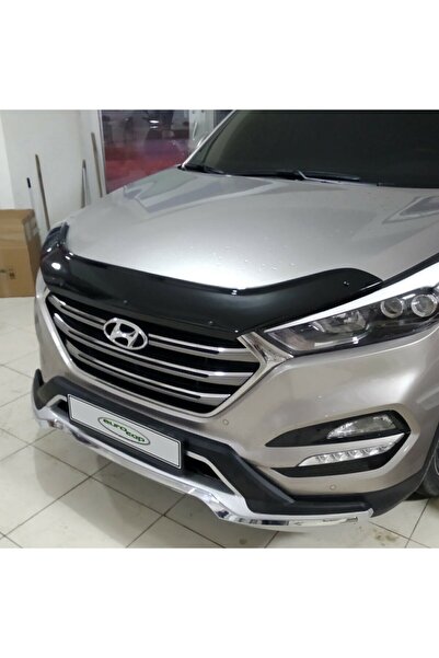 EUROCAP Hyundai Tucson Ön Kaput Koruma Rüzgarlığı 3mm Akrilik (abs) Parlak Si...