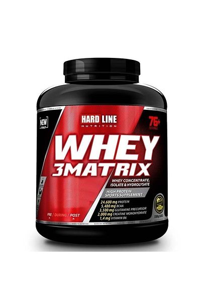 Hardline Whey3 Matrix 2300 g Chocolate Protein Powder (Halal Certified)