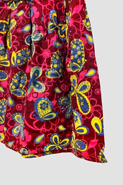 Uretti Filiz 9248 - Дівчача в'язана сукня з метеликами, 4 роки - Синя