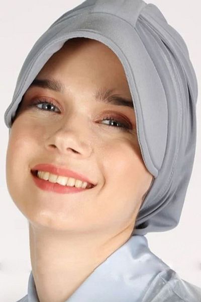 Vera Gray Hijab Bonnet Hat - Women's Swimwear Sea Bonnet