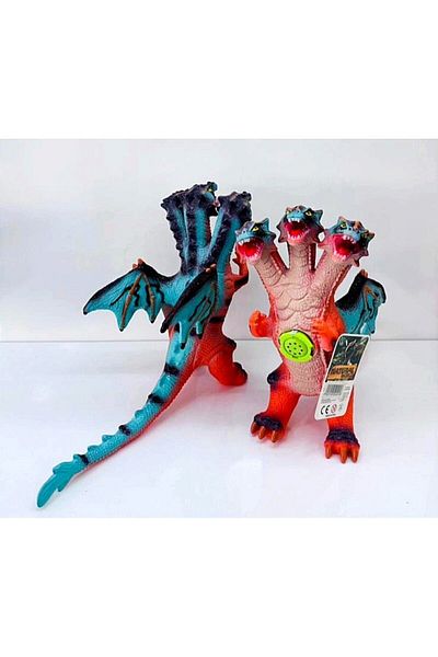 Brother Toys Giant Size 3 Headed Dinosaur 30 CmToy Dinosaur Winged Quality Meat Material