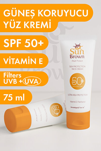 Sun Brown Güneş Koruyucu Yüz Kremi Spf50 75 ml