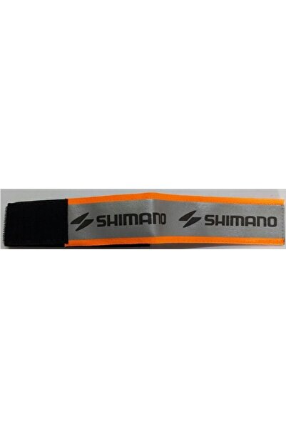 Shimano Paça Koruma Bandı Geniş Siyah/turuncu Reflektörlü--