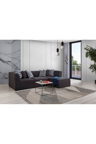 DREAM GARDEN Alpin Köşe Koltuk Takımı, Antrasit