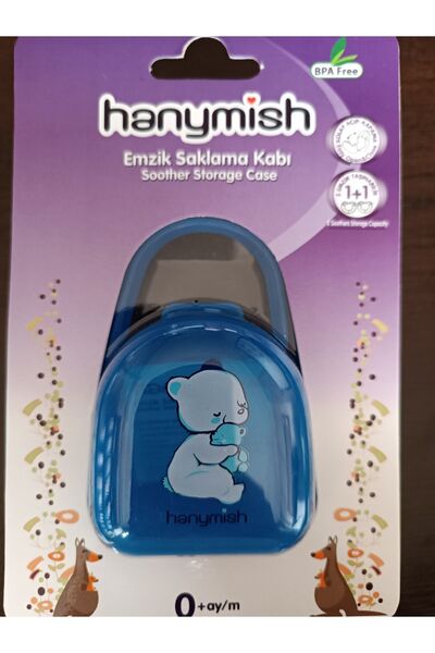 Hanymish Emzik Saklama Kabı Ayıcıklı LACİVERT