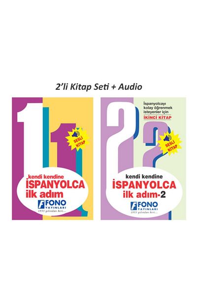 Fono Yayınları Phono Self-Taught Spanish First Steps 1 - 2 (with voice-over)