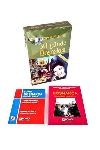 Fono Yayınları Bosnian Training Set 3 Books A1-b1 Level (WITH VOICE OVER)