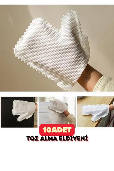 Vekorr 10 Practical Cleaning Gloves - Multi-Purpose Dust Removal
