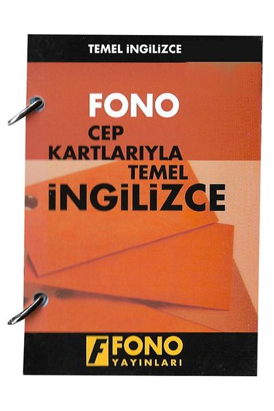 Fono Yayınları Basic English Words with Pocket Cards