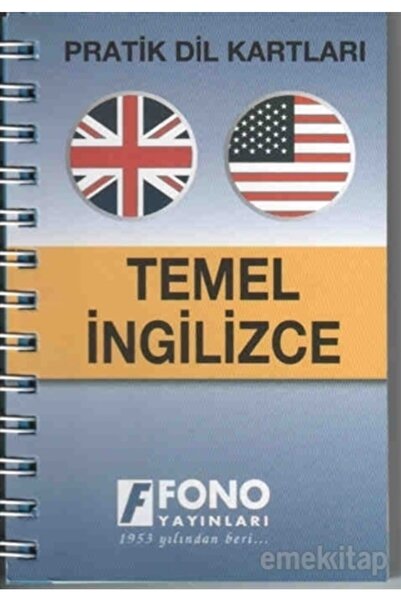Fono Yayınları Pratik Dil Kartlarıyla Temel İngilizce Sözcükler / Kolektif / Fono Yayınları / 9789754715316