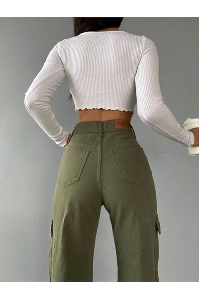 SU SHE Mood Wide Leg - Cargo Pocket Palazzo Jean
