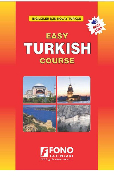 Fono Yayınları Easy Turkish Course (with Audio) - Turkish Set from English (with voice-over)