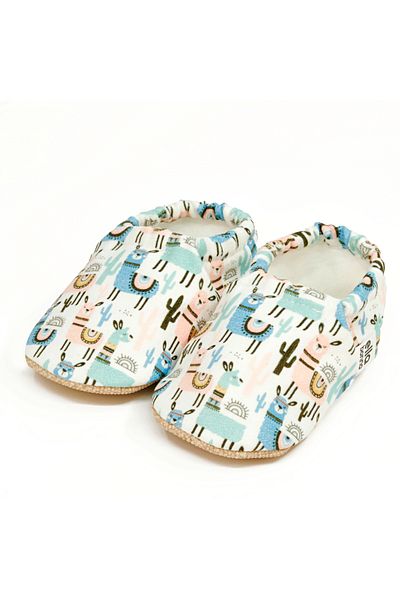 Ella Bonna Non-Slip Sole Lama Baby Booties, Home Boots Slippers Nursery Shoes Slippers